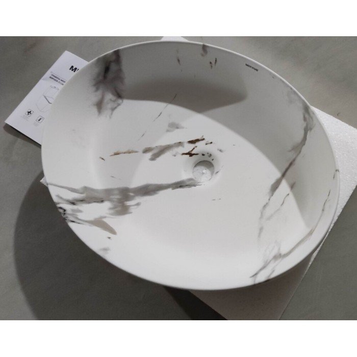 Раковина накладная MIXXUS PREMIUM ELLIPSE-0104 MARBLE 550х415х140mm (MP6554) Раковина накладная MIXXUS PREMIUM ELLIPSE-0104 MARBLE 550х415х140mm (MP6554)