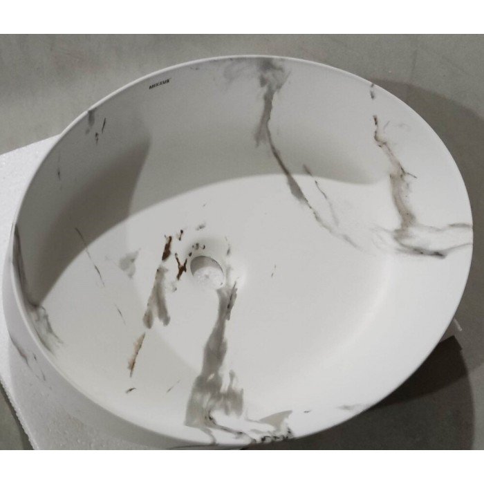 Раковина накладная MIXXUS PREMIUM ELLIPSE-0104 MARBLE 550х415х140mm (MP6554) Раковина накладная MIXXUS PREMIUM ELLIPSE-0104 MARBLE 550х415х140mm (MP6554)