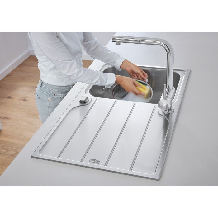 Комплект кухонной мойки и смесителя Grohe K500 (31573SD1) Комплект кухонной мойки и смесителя Grohe K500 (31573SD1)