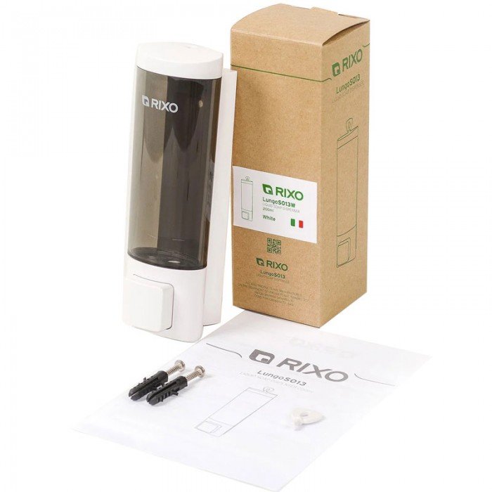Дозатор рідкого мила універсальний Rixo Lungo S013W (S013W)