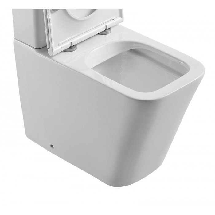 Чаша унітазу-компакту Mixxus Premium Quadro-0401-R Bowl 610х365х825 Rimless без сидіння (MI8339)