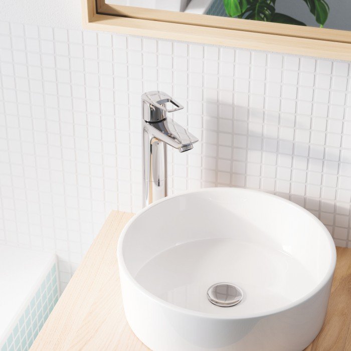 Змішувач на стільницю для раковини XL-розміру Grohe BauLoop New (23764001) Змішувач на стільницю для раковини XL-розміру Grohe BauLoop New (23764001)