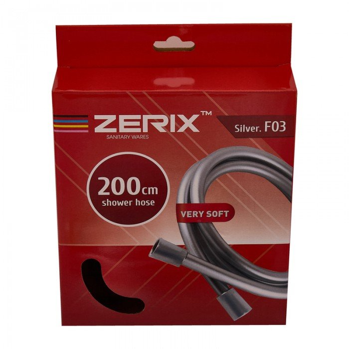 Шланг Zerix Silver.F03 - 200см Упаковка коробка (ZX5686) Шланг Zerix Silver.F03 - 200см Упаковка коробка (ZX5686)