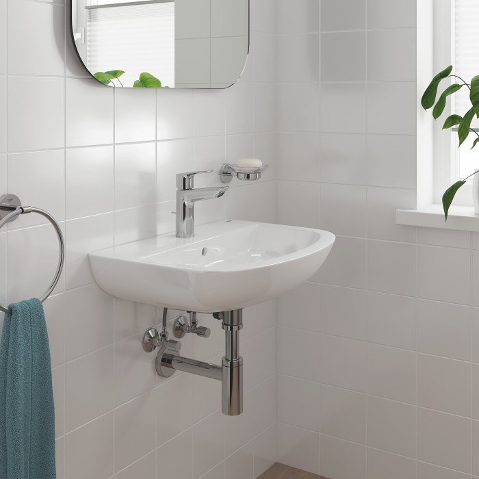 Смеситель для раковины M-размера Grohe BauLoop New (23762001) Смеситель для раковины M-размера Grohe BauLoop New (23762001)