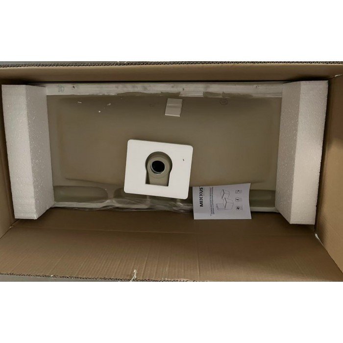 Раковина меблева MIXXUS PREMIUM STYLE-1504 1000х480х190mm з отвором під змішувач та переливом (MP6501)