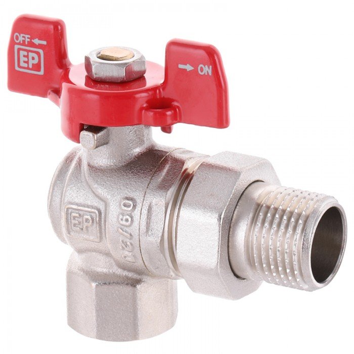 Кран с американкой угловой 1/2" Europroduct EP.410 (EP2959)