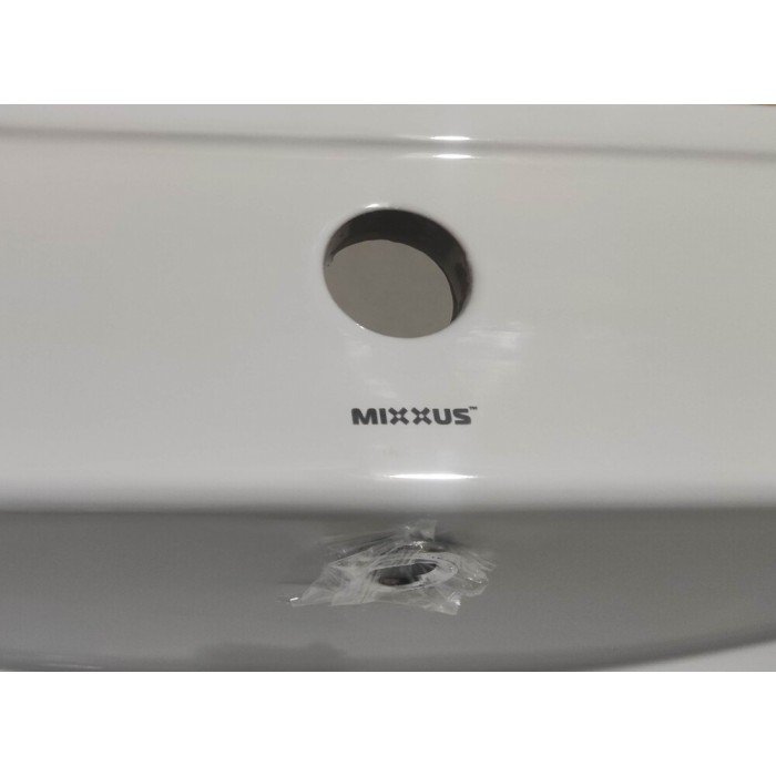 Раковина мебельная Mixxus Premium CUBIC-1501 610х460х170mm с отверстием под смеситель и переливом ( Раковина мебельная Mixxus Premium CUBIC-1501 610х460х170mm с отверстием под смеситель и переливом (