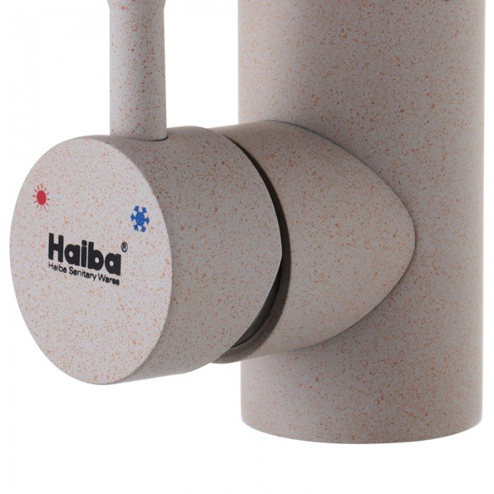 Смеситель для кухни Haiba SUS 011 песочный (HB0995) Смеситель для кухни Haiba SUS 011 песочный (HB0995)