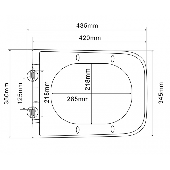 Унітаз підвісний Mixxus Premium QUADRO-0305-R GRAY 510x350x345mm система змиву RIMLESS (MP6656)