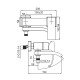 Змішувач для ванни з коротким зливом Koer KB-41007-01 (Колір хром) (KR3454) Змішувач для ванни з коротким зливом Koer KB-41007-01 (Колір хром) (KR3454)