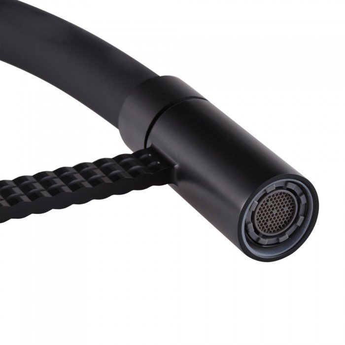 Смеситель для кухни Mixxus Premium Oliwer 017 BLACK REFL.BLACK (MI6966) Смеситель для кухни Mixxus Premium Oliwer 017 BLACK REFL.BLACK (MI6966)