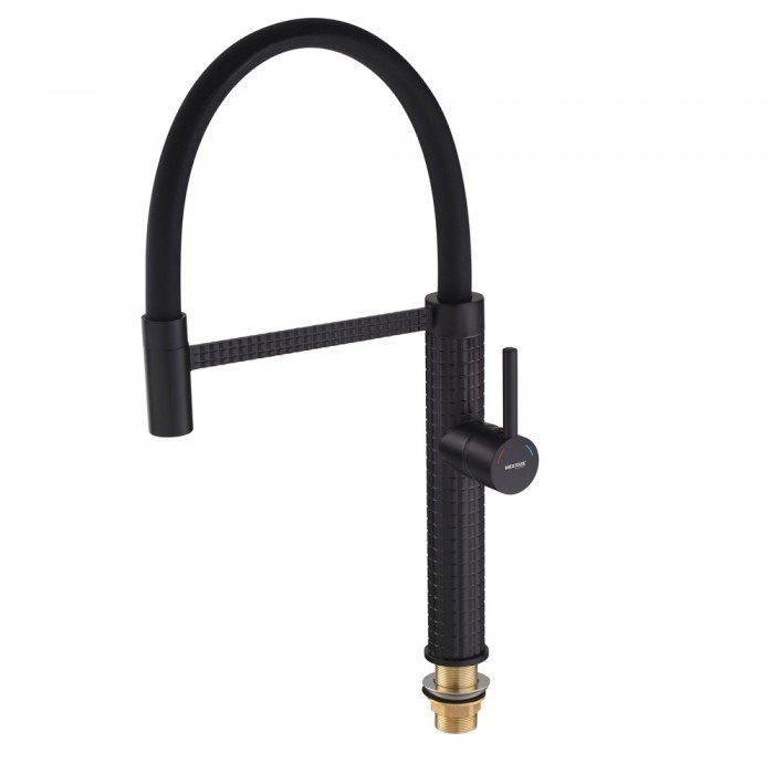 Смеситель для кухни Mixxus Premium Oliwer 017 BLACK REFL.BLACK (MI6966) Смеситель для кухни Mixxus Premium Oliwer 017 BLACK REFL.BLACK (MI6966)