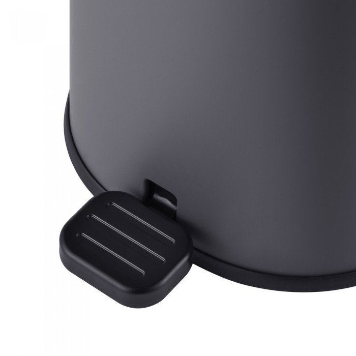 Мусорное ведро с плавным закрытием овальное Mixxus Premium Olivary-TC0105 Graphite 5 л цвет графит Мусорное ведро с плавным закрытием овальное Mixxus Premium Olivary-TC0105 Graphite 5 л цвет графит