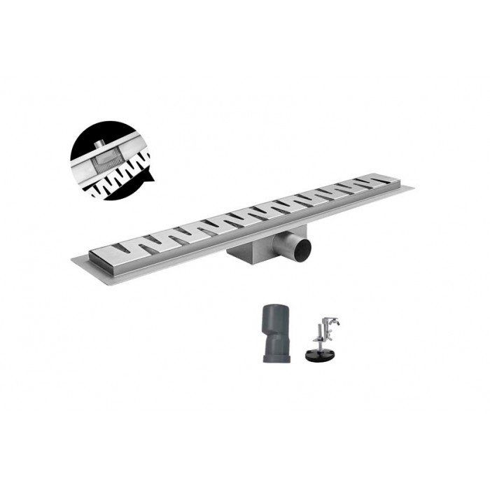 Душевой трап из нержавеющей стали SUS304 Koer FD06-70x600 (AC0713)