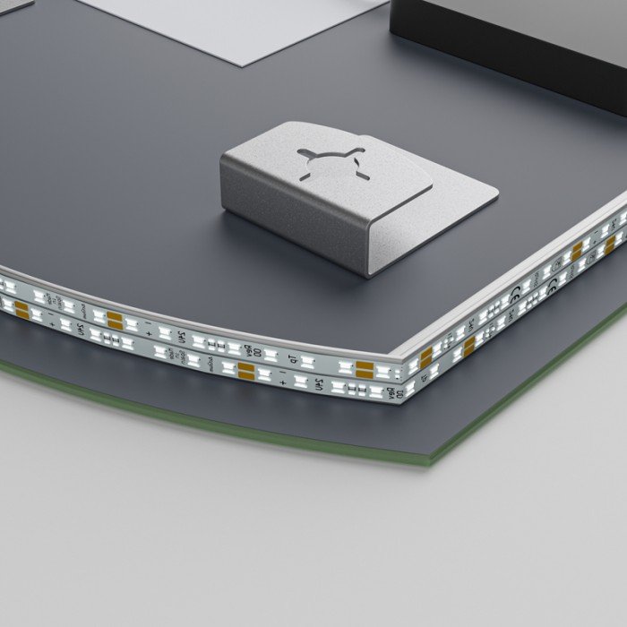 Зеркало Mixxus Premium TOPPER MS01-90x70-Reverse с Led Touch, Anti-fog, димером (3-6,5kK) (MP6632)