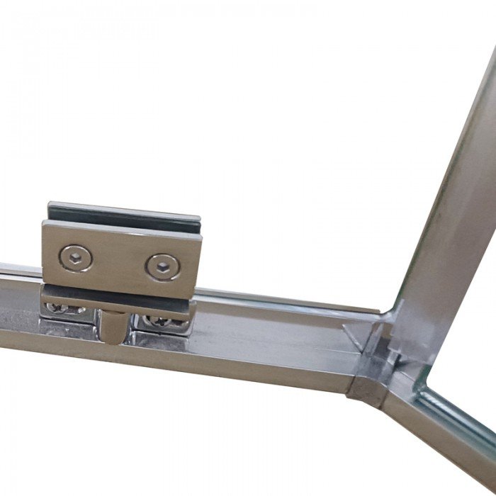Душевая кабина без поддона Koer SR SC06-100x100x200-TR-01 прозрачное стекло Easy Clean 8мм, хром (K Душевая кабина без поддона Koer SR SC06-100x100x200-TR-01 прозрачное стекло Easy Clean 8мм, хром (K