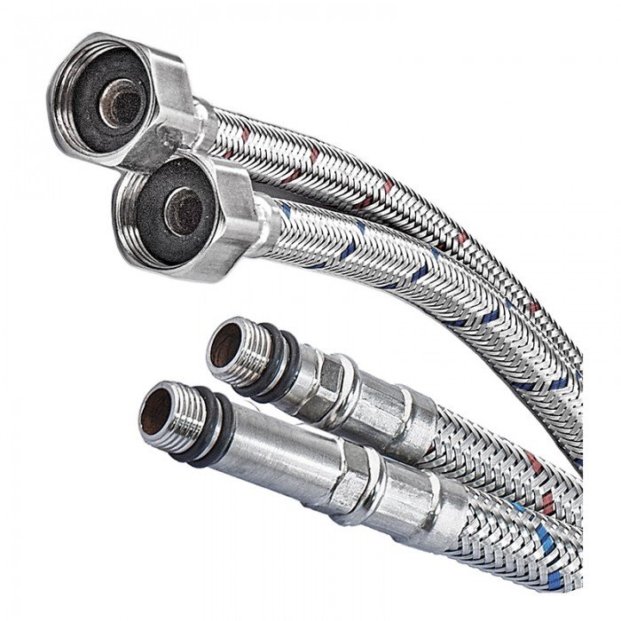Гибкая подводка Champion FH-01-F1/2"xM10-40 нержавейка (пара) (AC0667) Гибкая подводка Champion FH-01-F1/2"xM10-40 нержавейка (пара) (AC0667)