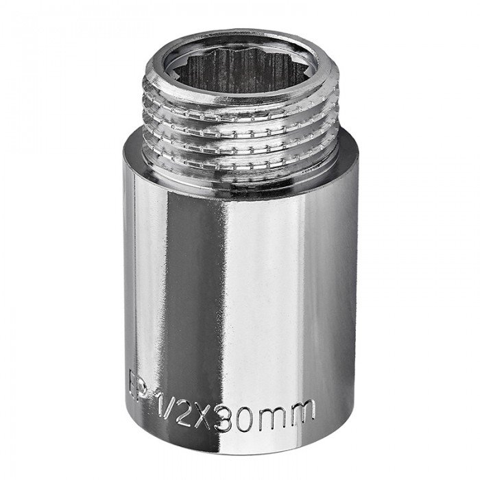 Удлинитель Europroduct EP.E030.Chr - 1/2"MF-30мм хром (EP6125) Удлинитель Europroduct EP.E030.Chr - 1/2"MF-30мм хром (EP6125)