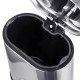 Відро для сміття з плавним закриттям овальне Mixxus Premium Topper-TC0205 SS Color 5л колір нержавійка Відро для сміття з плавним закриттям овальне Mixxus Premium Topper-TC0205 SS Color 5л колір нержавійка