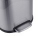 Відро для сміття з плавним закриттям овальне Mixxus Premium Topper-TC0205 SS Color 5л колір нержавійка Відро для сміття з плавним закриттям овальне Mixxus Premium Topper-TC0205 SS Color 5л колір нержавійка