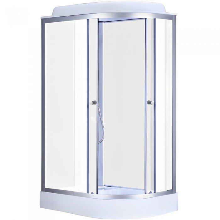 Бокс душовий без гідромасажу Mixxus WAVE SB02-120x80x215-R-FB SATIN з низьким піддоном (MI6893)