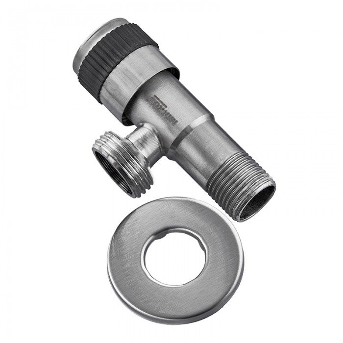 Кран для подключения сантехприборов Mixxus VAL-05-1/2x3/4 с нерж. стали SUS304 (MI6027)