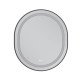 Зеркало Mixxus Premium ELLIPSE MV05-80x70-Reverse BLACK с Led Touch, Anti-fog, димером (3-6,5kK) (M