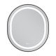 Зеркало Mixxus Premium ELLIPSE MV05-80x70-Reverse BLACK с Led Touch, Anti-fog, димером (3-6,5kK) (M