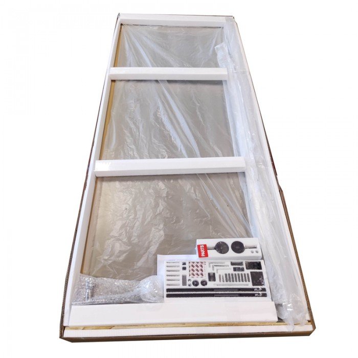 Двері в нішу Koer SR SD01-140x200-TR-01 прозоре скло Easy Clean 8мм, хром (KR5380)