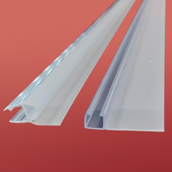 Двері в нішу Koer SR SD01-140x200-TR-01 прозоре скло Easy Clean 8мм, хром (KR5380)