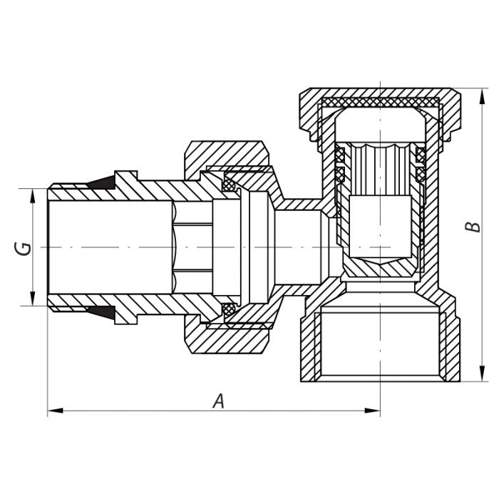Вентиль 1/2x1/2 "антипротечка" Koer KR.902-Gi (KR0174) Вентиль 1/2x1/2 "антипротечка" Koer KR.902-Gi (KR0174)