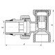 Вентиль 1/2x1/2 "антипротечка" Koer KR.902-Gi (KR0174) Вентиль 1/2x1/2 "антипротечка" Koer KR.902-Gi (KR0174)