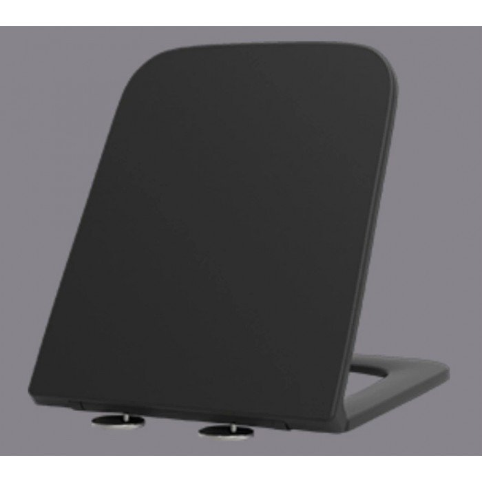 Унітаз підвісний Mixxus Premium Quadro-0302-R Black 530x360x365mm, система змиву RIMLESS (MP6455) Унітаз підвісний Mixxus Premium Quadro-0302-R Black 530x360x365mm, система змиву RIMLESS (MP6455)