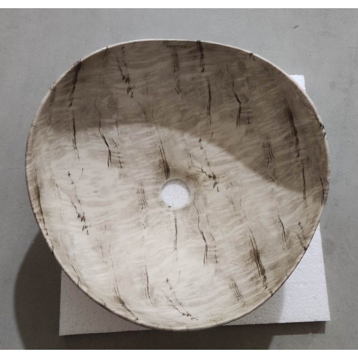 Раковина накладная Mixxus Premium WAVE-0103 MARBLE 380х380х170mm (MP6532) Раковина накладная Mixxus Premium WAVE-0103 MARBLE 380х380х170mm (MP6532)