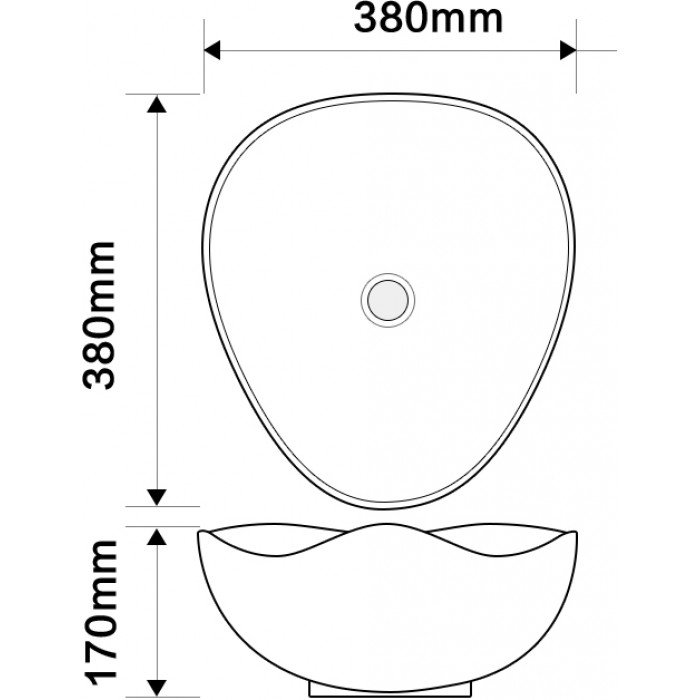 Раковина накладная Mixxus Premium WAVE-0103 MARBLE 380х380х170mm (MP6532) Раковина накладная Mixxus Premium WAVE-0103 MARBLE 380х380х170mm (MP6532)