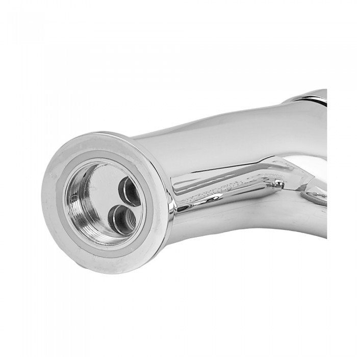 Смеситель для умывальника Plamix Lucas-001 SET Chrome с подводом (PM0707) Смеситель для умывальника Plamix Lucas-001 SET Chrome с подводом (PM0707)