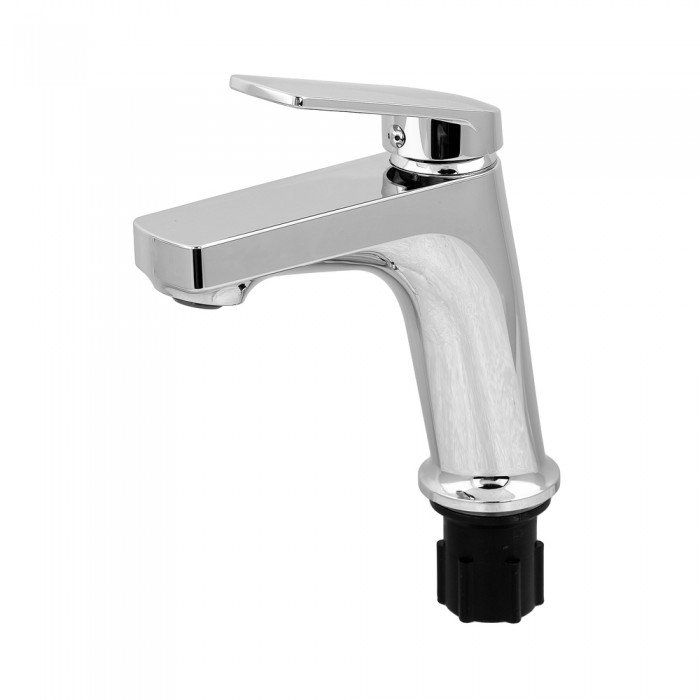Смеситель для умывальника Plamix Lucas-001 SET Chrome с подводом (PM0707) Смеситель для умывальника Plamix Lucas-001 SET Chrome с подводом (PM0707)