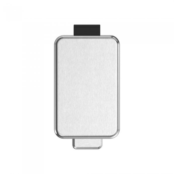 Мусорное ведро с плавным закрытием прямоугольное Koer TC-010210-02 10 л цвет нержавейка (KR5597)