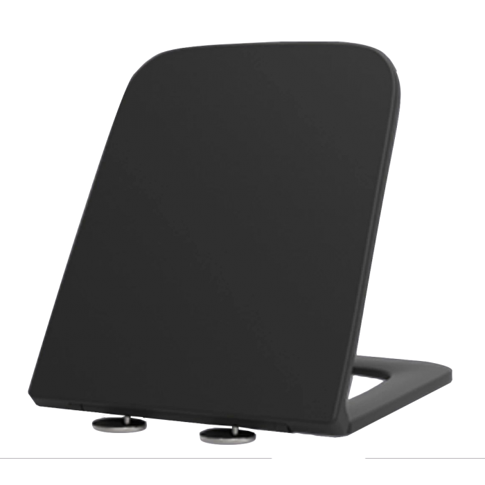 Сидение-крышка для унитаза Mixxus Premium SEAT COVER QUADRO-DIVERSE-2001 BLACK с микролифтом 448х35