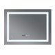 Зеркало Mixxus WARM MR02-100x60 с Led Touch, Anti-fog, димером, регулятором яркости, часами (MI6003