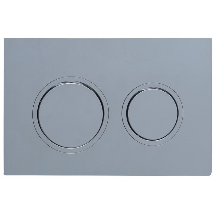 Панель смыва Koer KT-0605-01 220x140x12mm пластиковая, кнопка круглая (KR5317)