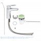 Змішувач для раковини S-розміру Grohe BauLoop (23335000) Змішувач для раковини S-розміру Grohe BauLoop (23335000)
