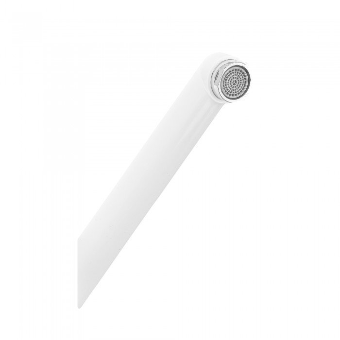 Смеситель для ванны Plamix Cezar-006 EURO SET White (со шлангом, лейкой и кронштейном) (PM0666) Смеситель для ванны Plamix Cezar-006 EURO SET White (со шлангом, лейкой и кронштейном) (PM0666)