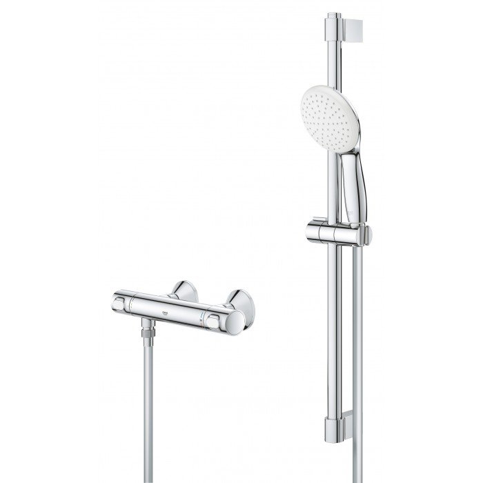 Термостат для душу Grohe Grohtherm 500 з душовим гарнітуром (34796001)