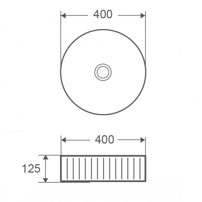 Умывальник накладной керамический Mixxus Premium Wave-0101 400x400x125mm (MP6491) Умывальник накладной керамический Mixxus Premium Wave-0101 400x400x125mm (MP6491)