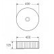 Умывальник накладной керамический Mixxus Premium Wave-0101 400x400x125mm (MP6491) Умывальник накладной керамический Mixxus Premium Wave-0101 400x400x125mm (MP6491)