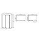Душевая кабина без поддона Mixxus Premium DIVERSE SC03-120x80x195-TR Black прозрачное стекло 6мм (M