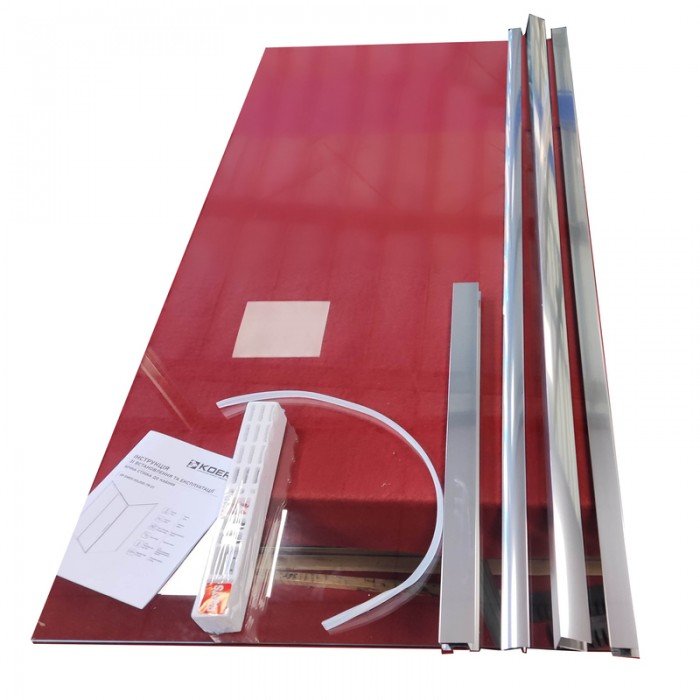 Боковая стенка для кабины Koer SR SW05-90x200-TR-01 прозрачное стекло Easy Clean 6мм, хром (KR5407) Боковая стенка для кабины Koer SR SW05-90x200-TR-01 прозрачное стекло Easy Clean 6мм, хром (KR5407)