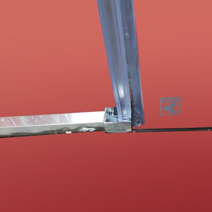 Боковая стенка для кабины Koer SR SW05-90x200-TR-01 прозрачное стекло Easy Clean 6мм, хром (KR5407) Боковая стенка для кабины Koer SR SW05-90x200-TR-01 прозрачное стекло Easy Clean 6мм, хром (KR5407)