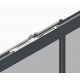 Боковая стенка для кабины Koer SR SW05-90x200-TR-01 прозрачное стекло Easy Clean 6мм, хром (KR5407) Боковая стенка для кабины Koer SR SW05-90x200-TR-01 прозрачное стекло Easy Clean 6мм, хром (KR5407)